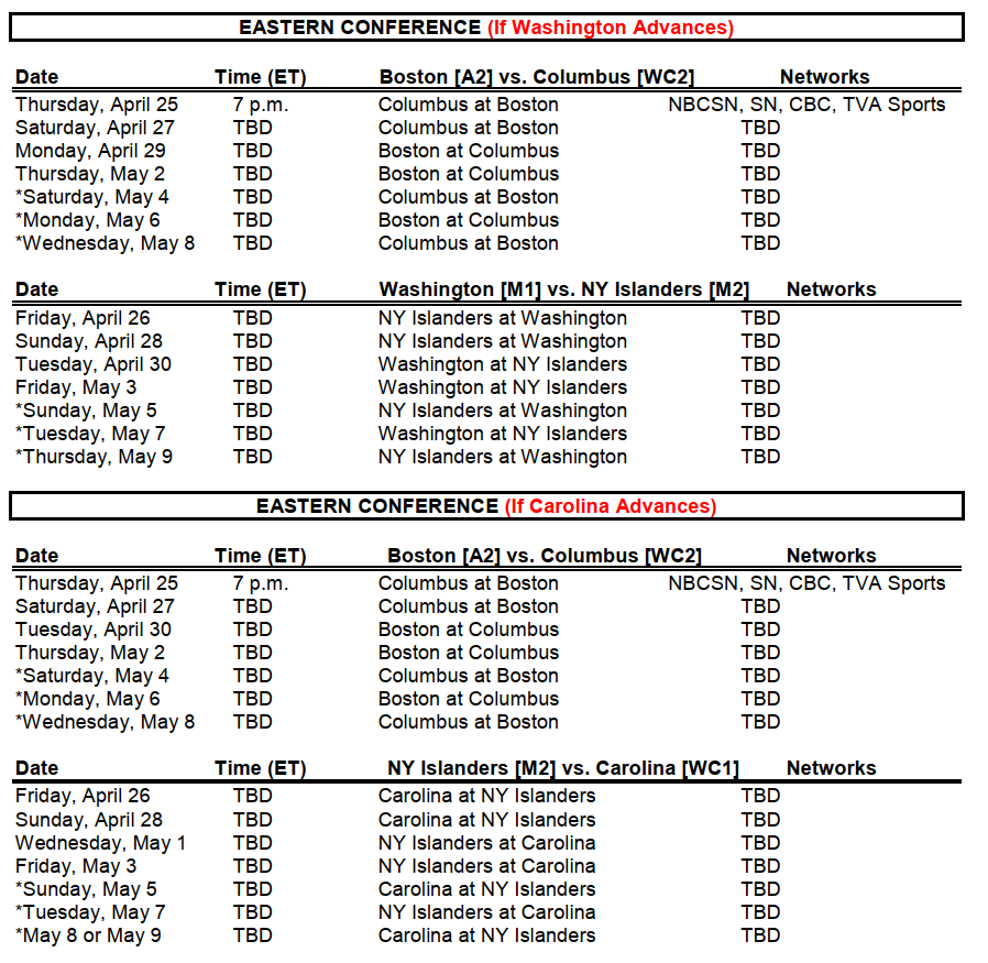 Nhl Playoffs Logo - Nhl Announces Schedule For First Round Of 2020